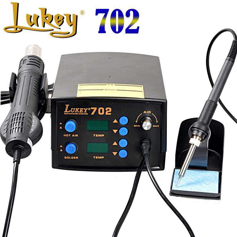 LUKEY 702 外贸热风枪焊台hot air soldering SMD REWORK STATION