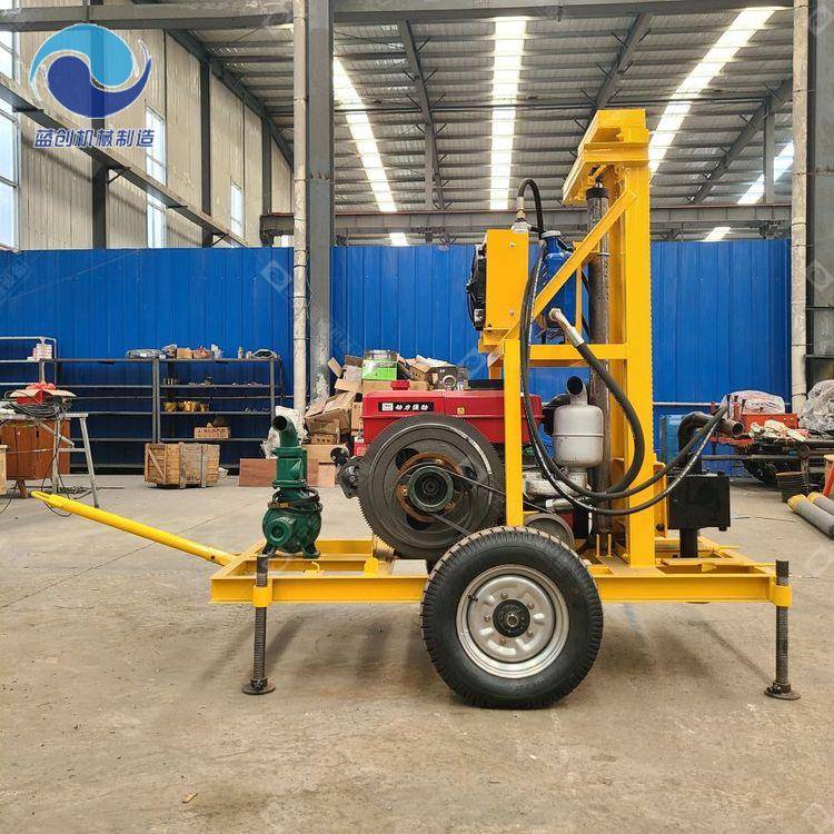 车载式柴油打井机200米打井机钻井设备全套农用田地灌溉打井机
