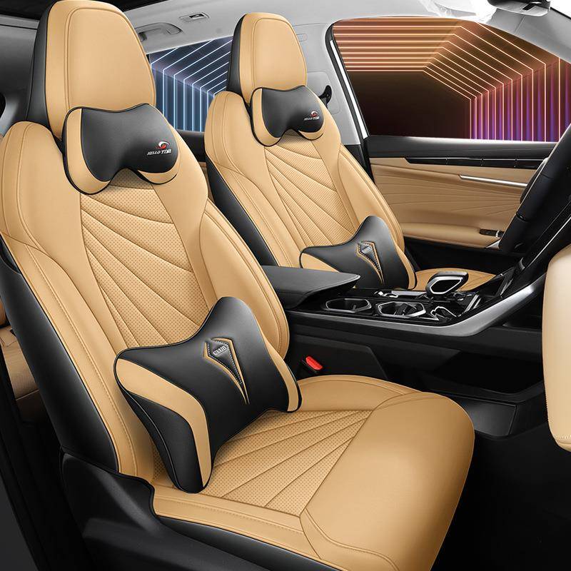 23款吉利博越L专车专用座套四季通用全包围坐垫皮革透气座椅套垫