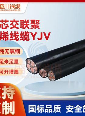 PVC材质铜芯交联聚乙烯线缆YJV低电阻精度矿物绝缘防火电缆