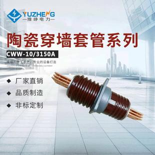 CWB-10/4000A户内外铜导体扁铜排穿墙套管耐腐蚀耐酸