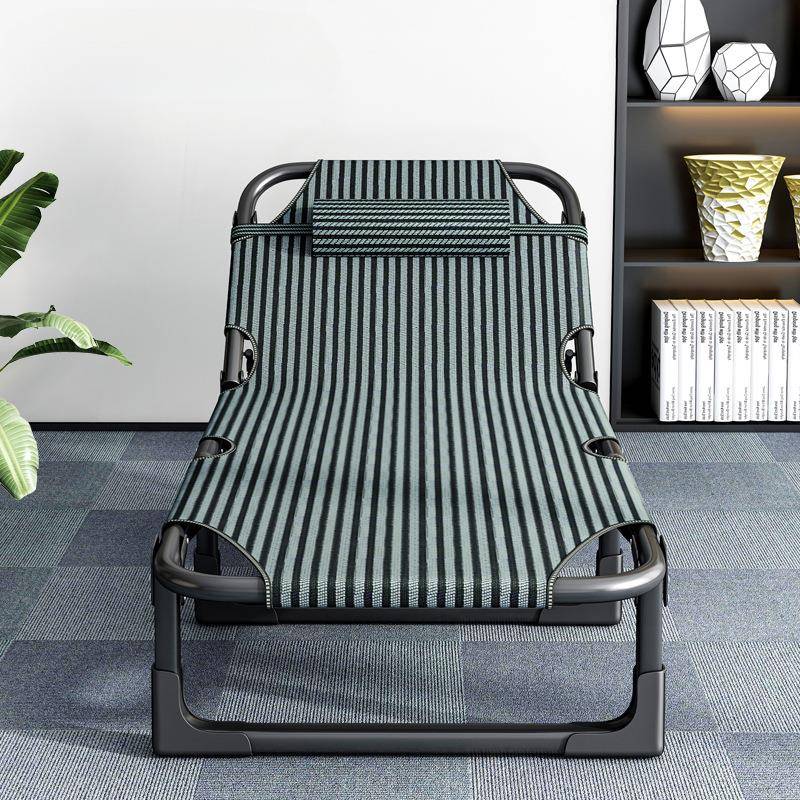 折叠床午休办公室单人躺椅可折叠行军家用小床便携陪护床午睡