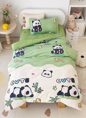 纯棉儿童宝宝入园午睡专用含芯幼儿园被子三件套六件套婴儿床被褥
