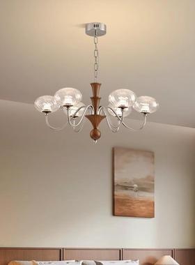 美式吊灯客厅2024新款餐厅卧室灯复古乡村法式中古风简约大气灯具