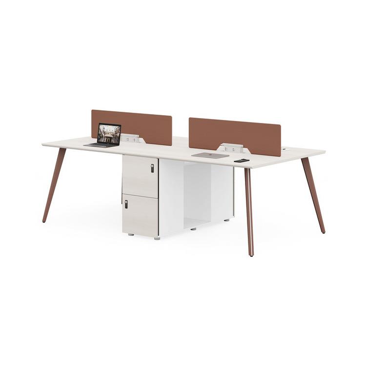 KuiShue巨树四人位职员桌组合办公桌电脑台员工屏风工位卡座