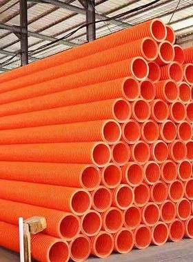 HFB电力管直埋穿线高压电力电缆保护套管波纹管塑料穿线管