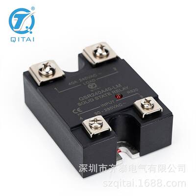 QSR240A40-LM/LT负载240VAC直流单相固态继电器10/25/40/60/80A