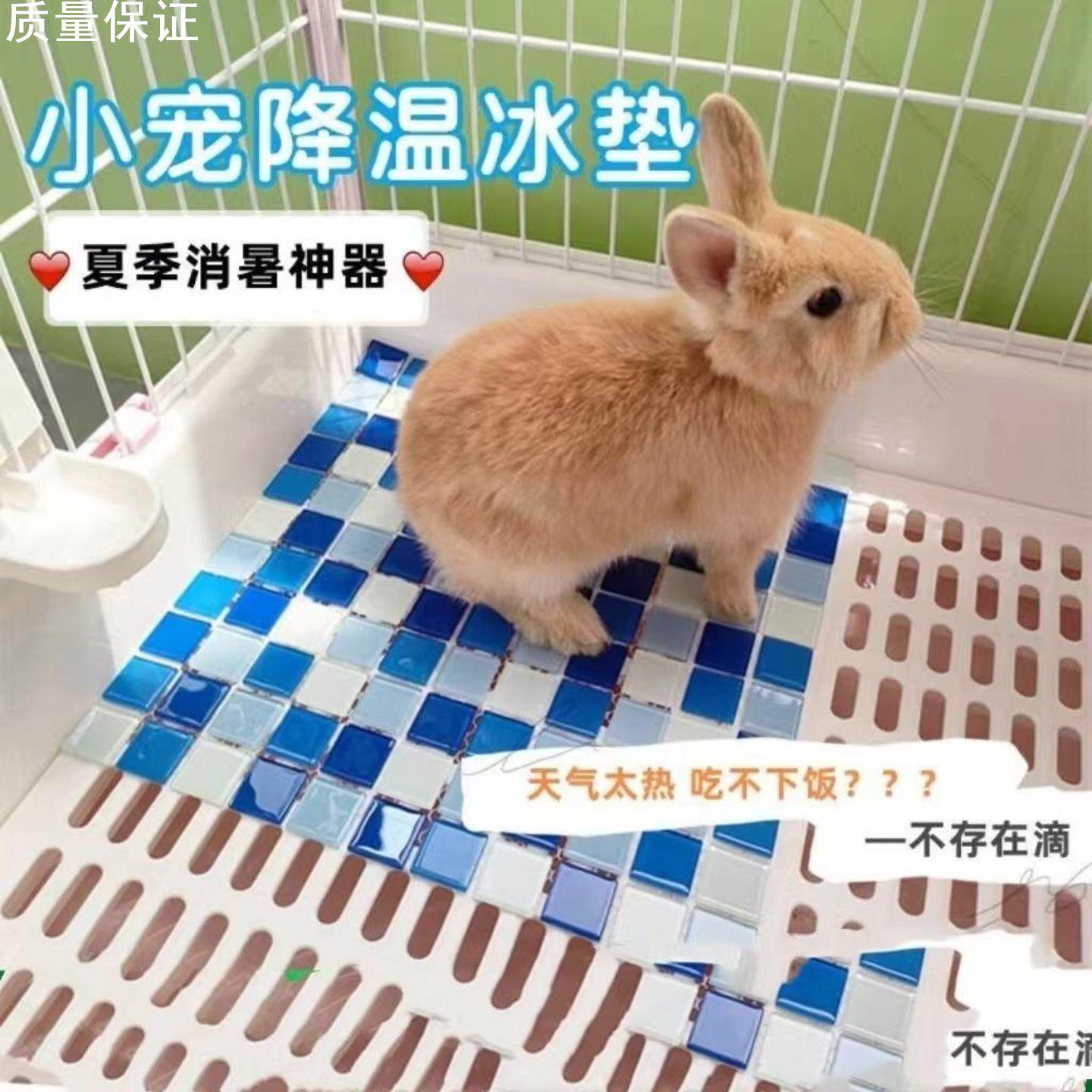 马赛克冰垫兔子夏天降温龙猫荷兰