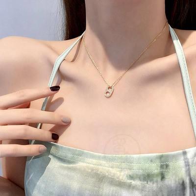 -ins personality tend titanium steel necklace design sense w