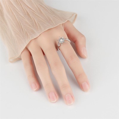 Anti Sss Anxiety Rings For Women Rotating Daisy Sun Flower S