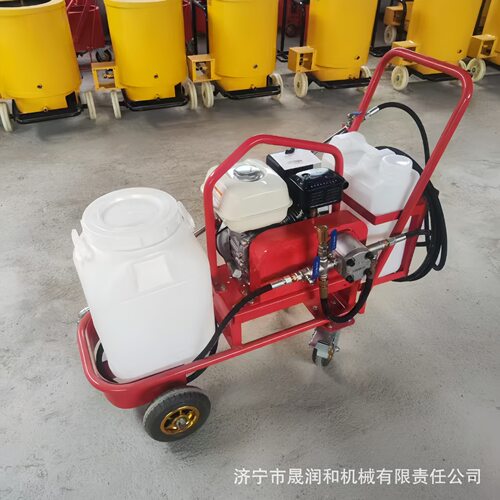汽油沥青撒布机 手推式小型道路养护沥青摊铺喷洒设备 山东现货