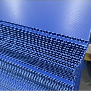 定制pp彩色塑料中空板格挡刀卡仓垫板万通板瓦楞板周转箱仓储笼隔