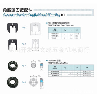 丸荣 角度头刀把配件，角度头定位块BT