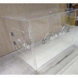 亚克力猫洗澡箱笼宠物烘干箱一体猫宠物洗护透明洗澡箱