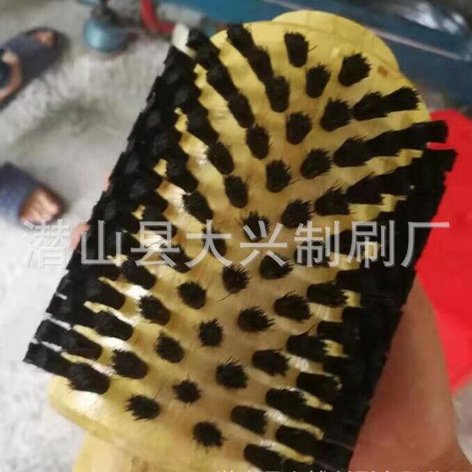 尼龙丝工业毛刷辊滚筒刷小型打磨毛刷辊缠绕定抛光空心筒刷辊