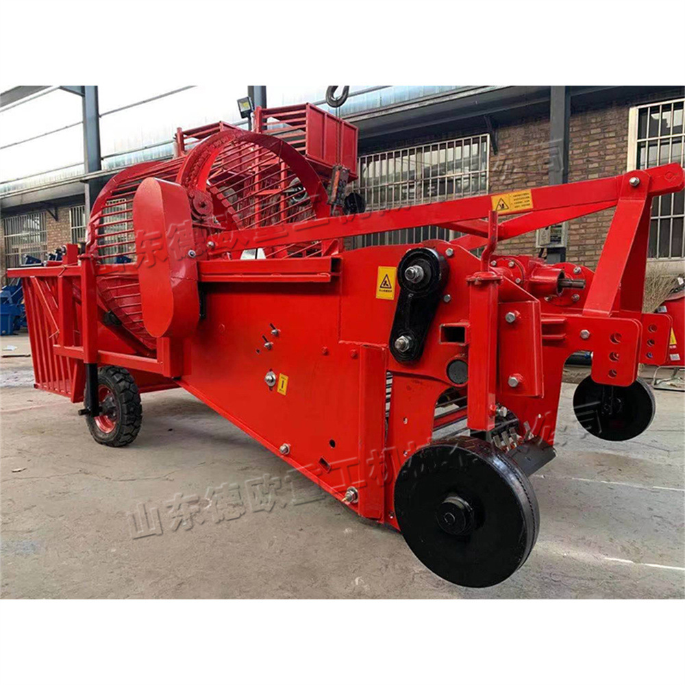 Plastic recycling machine 庄稼地废膜清理机 滚筒式根茎捡拾机