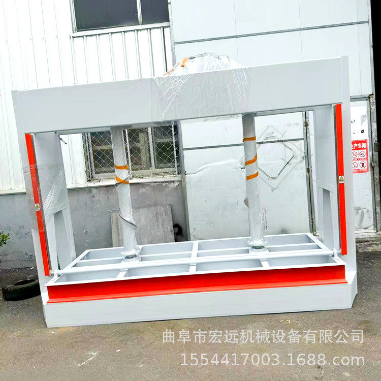 80T钢板加厚全自动保温板铝蜂窝板冷压机复合材料木工压板机