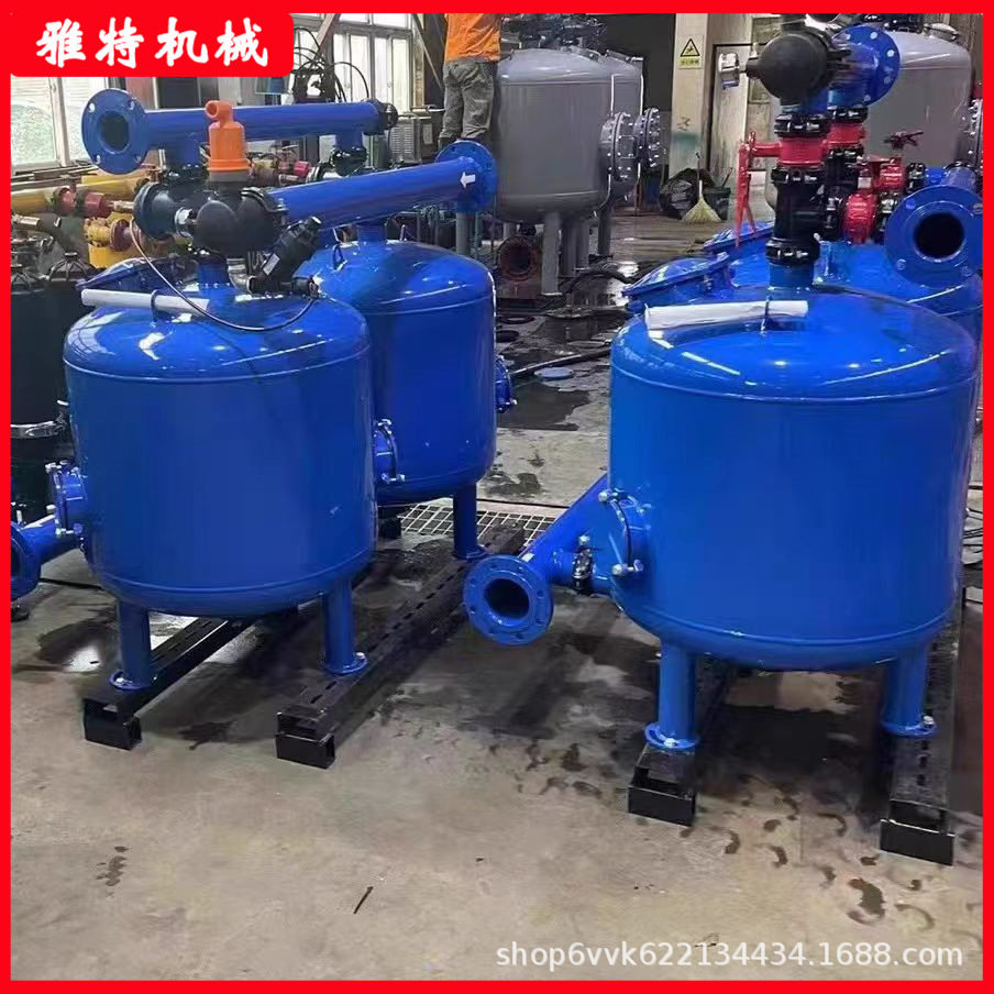 砂石过滤器自动反冲洗砂石过滤器农业灌溉滴灌微喷全自动砂石过滤