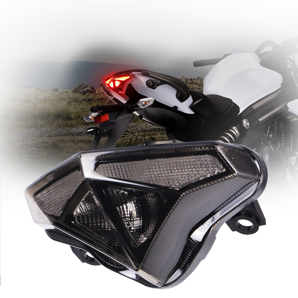 改装LED摩托车尾灯适用于2012-2014 Kawasaki Ninja 650R ER6N