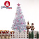 白色圣诞树套餐加密christmas tree1.2 1.5米1.8米白色雪景圣诞树