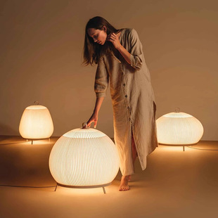 Vibia Kint意式中古极简客厅茶几卧室床头台灯创意设计师样板间灯