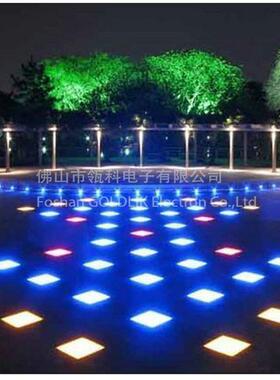 发光LED地砖灯公园广场亮化地砖户外发光地砖地砖灯