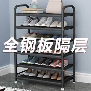 不锈钢鞋架304加厚ins网红简易门口家用新款网红窄小型迷你金属in