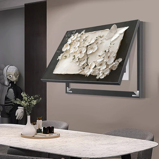 现代简约电表箱装饰壁画艺术花卉遮挡配电箱电闸开关盒免打孔挂画