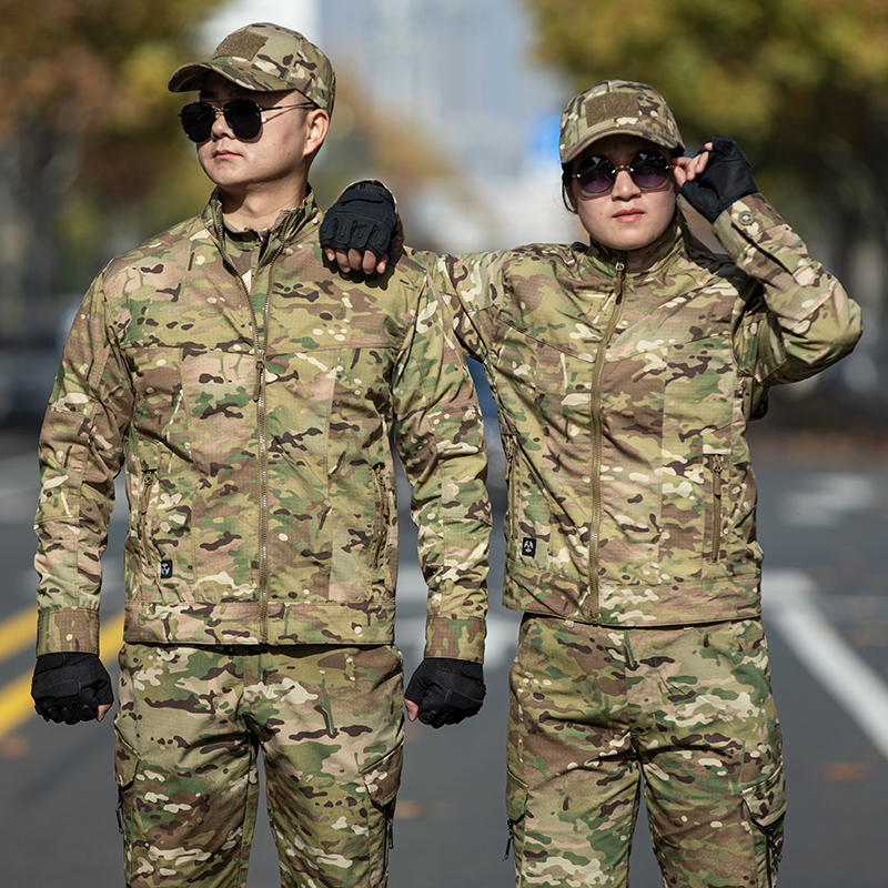户外战术服迷彩套装耐磨防刮夹克