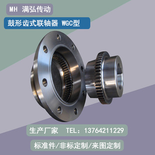 WGC型300轴孔85孔径255外径1500长垂直安装 联轴器齿轮 鼓形齿式