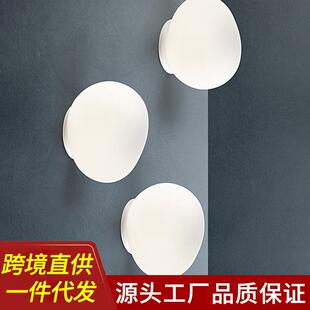 欧式风格简约鹅卵石过道灯创意设计师个性玄关客厅卧室玻璃小壁灯