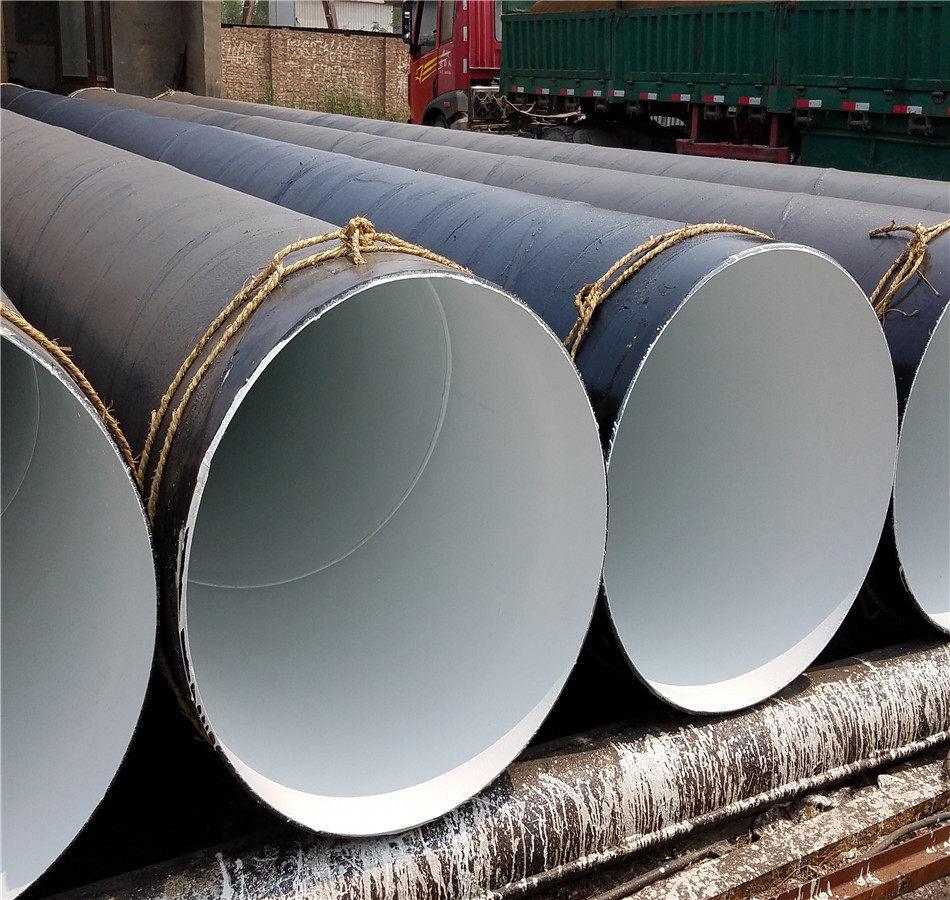 厂家销售防腐钢管、自来水管线用环氧树脂IPN8710防腐螺旋钢管