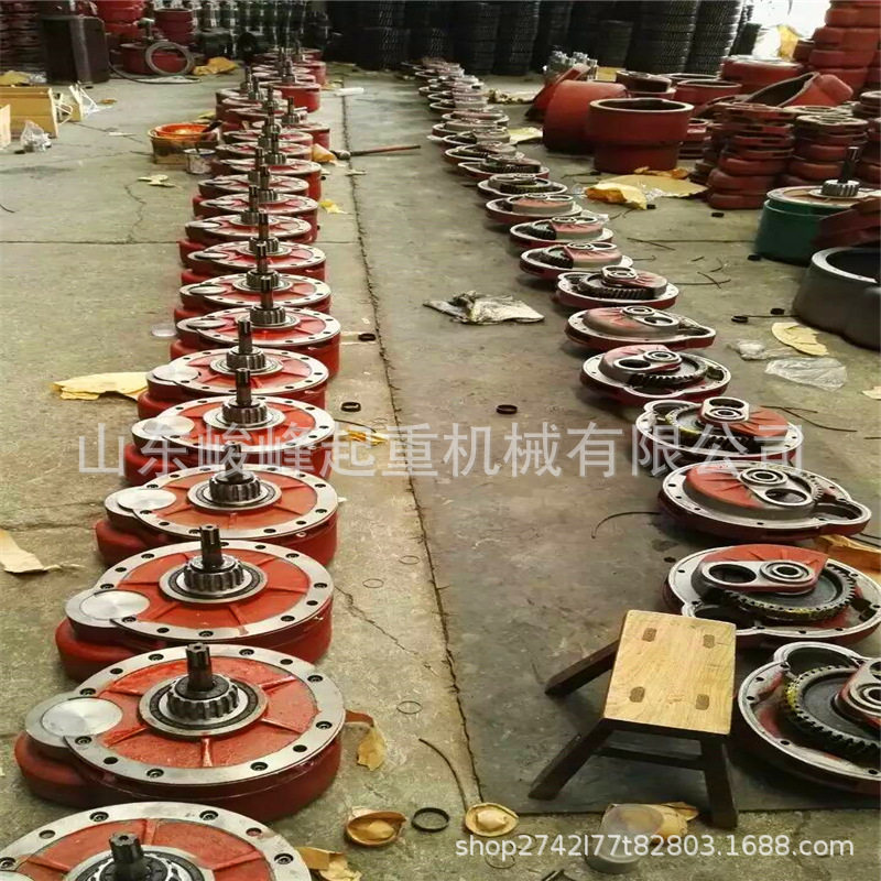 5T电动葫芦减速机起升变速箱钢丝绳电动葫芦跑车卷筒吊钩组导绳器