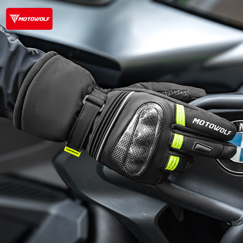 摩多狼摩托车冬季保暖手套