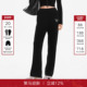 Back黑色休闲裤 女2025年秋季 潮流时尚 Called 显瘦百搭休闲直筒裤