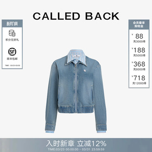 设计感休闲假两件衬衫 新款 外套 Back牛仔外套女2026年春季 Called