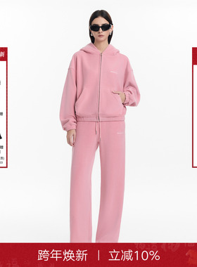 【李一桐同款】Called Back运动休闲套装女2025冬季新款卫衣卫裤