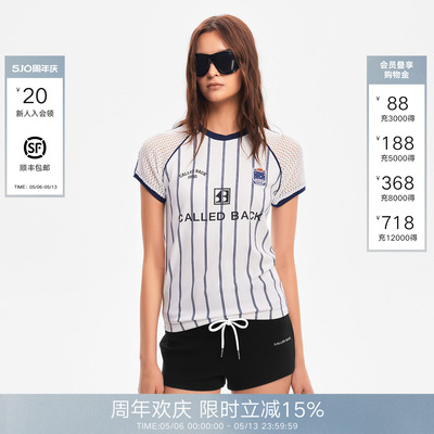 CalledBack短袖T恤女球服