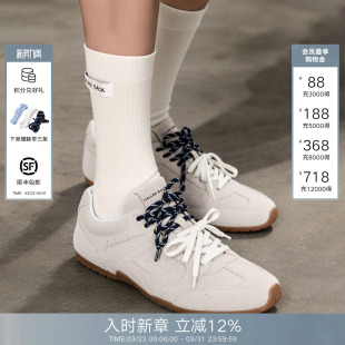 Back德训鞋 Called 女26春夏新款 经典 撞色休闲鞋 款 张予曦同款