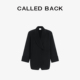 黑色西装 CALLEDBACK官方直营秋季 新款 女宽松廓形休闲羊毛西服外套