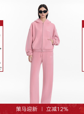 【李一桐同款】Called Back运动休闲套装女2025冬季新款卫衣卫裤