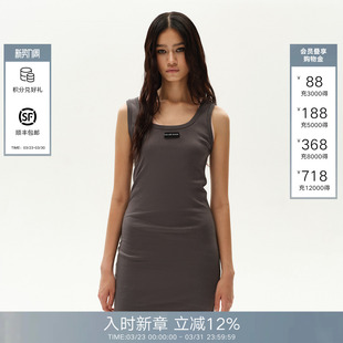 显瘦修身 简约休闲无袖 连衣裙 Back背心裙女2026春夏新款 Called