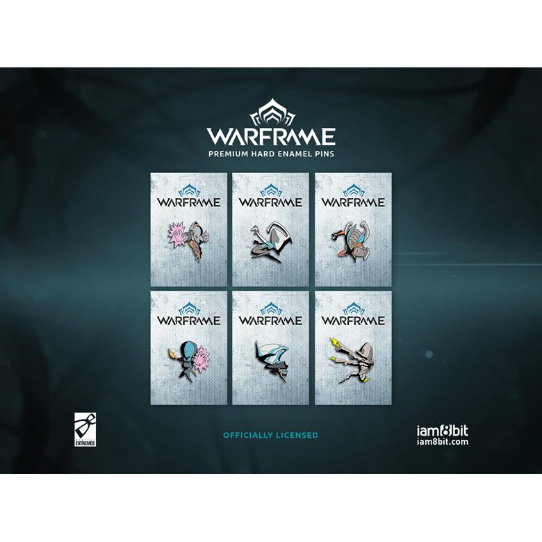 现货 iam8bit原厂游戏周边星际战甲扣针六款可选 Warframe