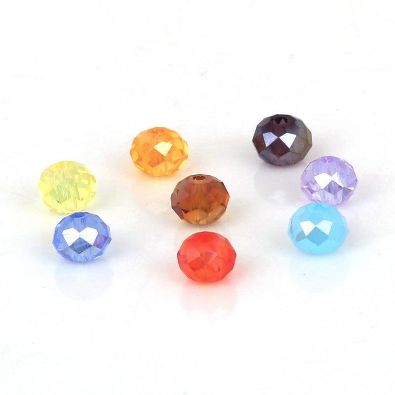 推荐2mm 3mm 4mm 6mm 8mm Rondelle Austria Crystal Beads Facet