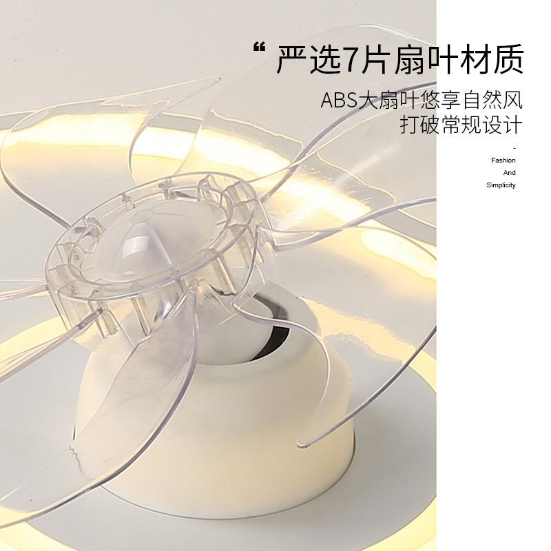 风扇灯2025年新款卧室灯吸顶灯现代简约护眼电扇一体餐厅中山灯具