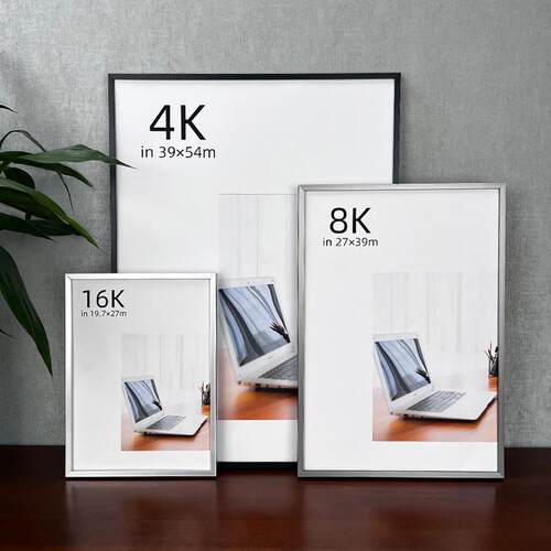免拆可抽拉铝合金画框b3相框挂墙框架b2海报框a1A2框8K相框展示框