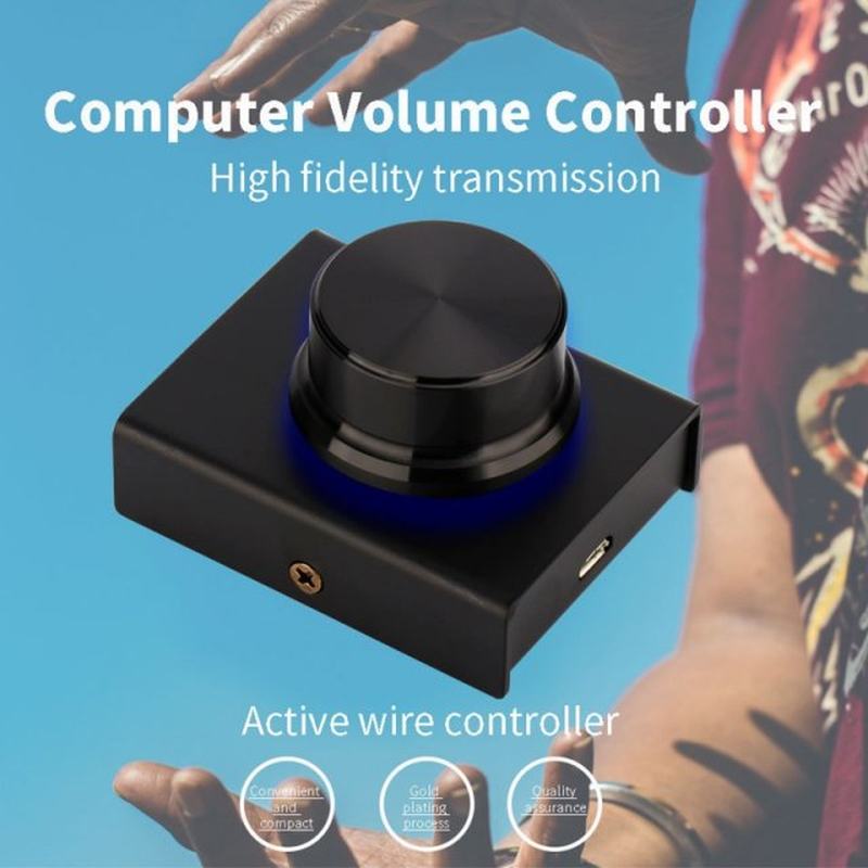 USB Volume Control Volume Knob Lossless Computer USB Cable V