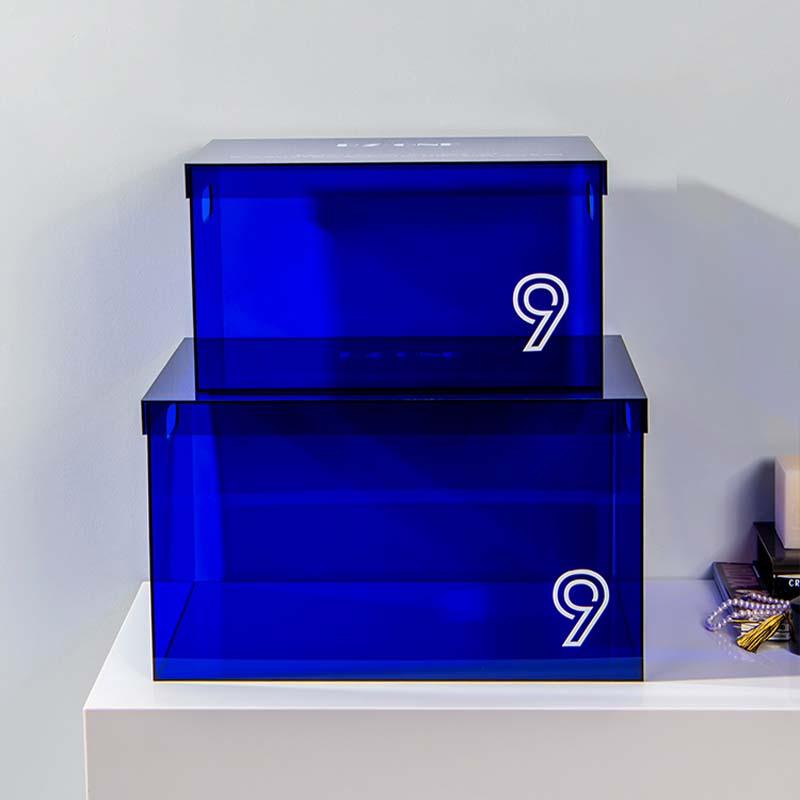 彩色方形亚克力盒子透明有机玻璃超市食品盒天地盖礼品盒加工定制