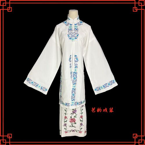 速发戏曲青衣披戏剧京剧花旦青衣褶子回纹花边青衣对披绣花青衣披