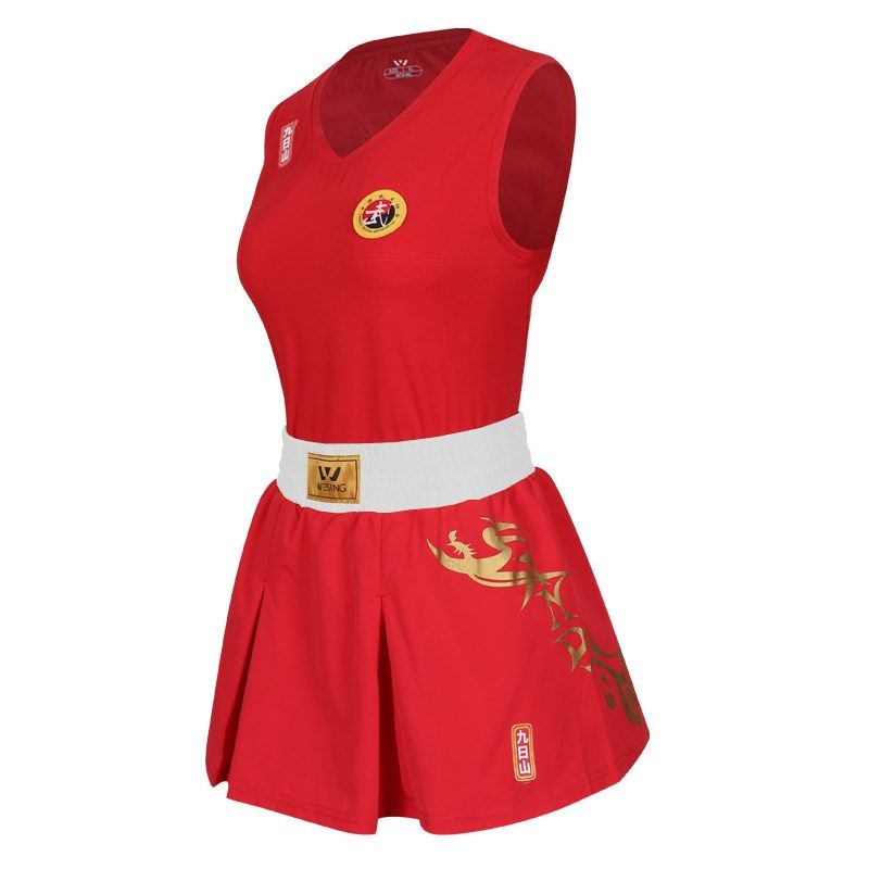 速发九日山散打服男龙凤服成人儿童武术拳击专业比赛训练服装散打